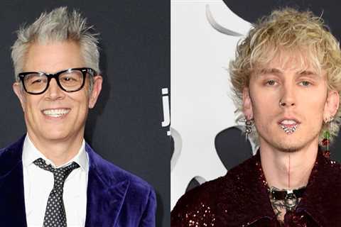 Johnny Knoxville & Machine Gun Kelly Suit Up for the ‘Jackass Forever’ Premiere