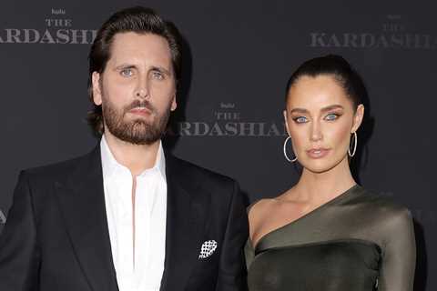 Scott Disick and girlfriend Rebecca Donaldson make their red carpet debut at the premiere of The..
