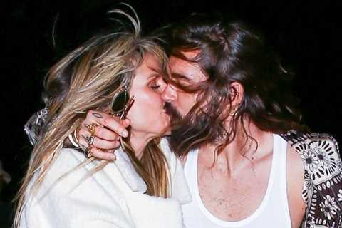 Heidi Klum & husband Tom Kaulitz share a hot kiss at Coachella 2022