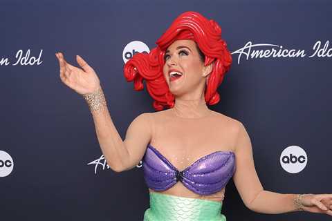 Katy Perry reveals how she squeezed into the Ariel costume for Disney night ‘Idol’ (Video)