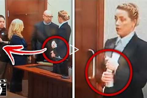 Top 10 Most Bizarre Amber Heard Court Moments Caught On Camera