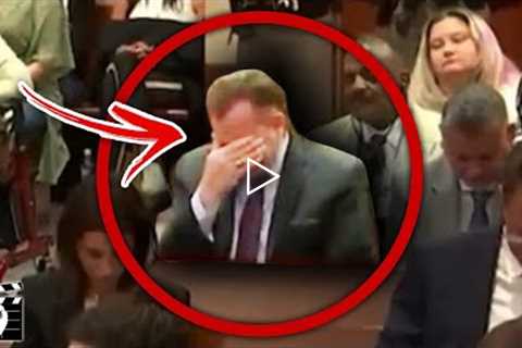 Why Couldn't This Man Stop Laughing During The Amber Heard Johnny Depp Trial? #SHORTS