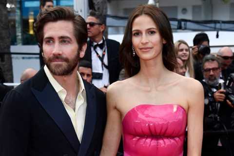 Jake Gyllenhaal & Girlfriend Jeanne Cadieu Walk the Cannes Red Carpet Together!