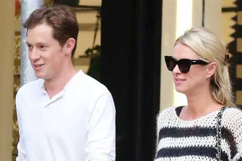 Pregnant Nicky Hilton Rothschild takes afternoon stroll with husband James Rothschild