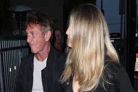 Sean Penn and ex-wife Leila George have dinner together in Santa Monica