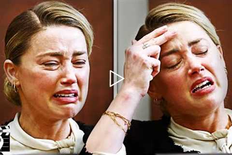 Top 10 Bizarre Times Amber Heard Fake Cried In Court