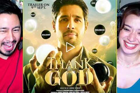 THANK GOD Trailer Reaction! | Ajay Devgn | Sidharth Malhotra | Rakul Preet Singh | Indra Kumar
