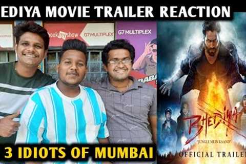 Bhediya Movie Trailer Reaction | By 3 Idiots Of Mumbai | Varun Dhawan | Kriti Sanon