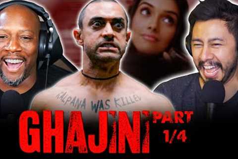 GHAJINI Movie Reaction Part 1/4! | Aamir Khan | Asin Thottumkal | Jiah Khan | A.R. Murugadoss