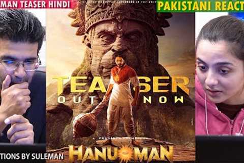 Pakistani Couple Reacts To HANUMAN Hindi Teaser | Prasanth Varma Cinematic Universe | Teja Sajja