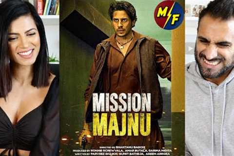 MISSION MAJNU | Sidharth Malhotra, Rashmika Mandanna | Netflix India | Official Trailer REACTION!!