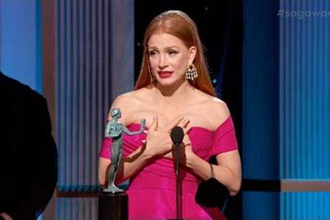 Jessica Chastain: Award Acceptance Speech | 29th Annual SAG Awards