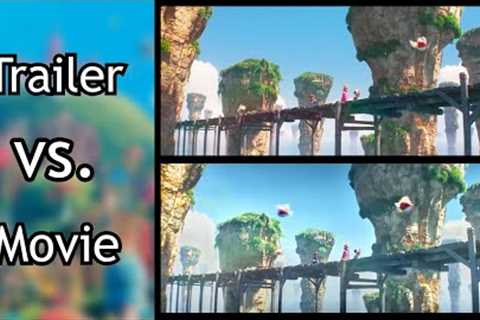 Mario Movie - Differences Between Trailers and the Movie