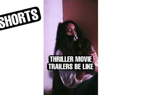 Thriller movie trailers be like 😭 #shorts #halloween #thriller