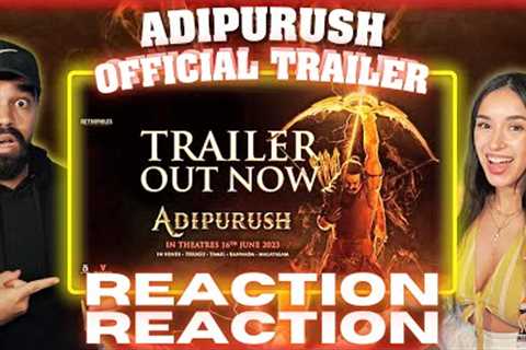 Adipurush (Official Trailer) Hindi | Prabhas | Saif Ali Khan | Kriti Sanon | Om Raut REACTION
