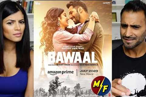 BAWAAL Teaser REACTION!! | Varun Dhawan, Janhvi Kapoor | Prime Video India