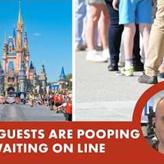 Disney theme park guests are now pooping while waiting on line for rides