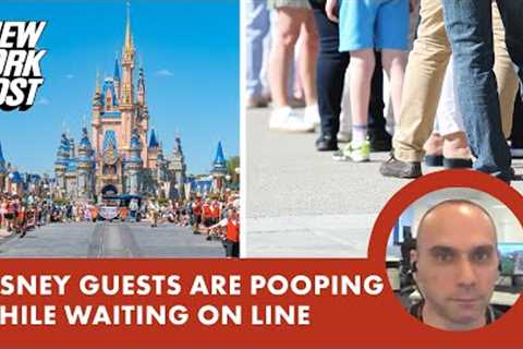 Disney theme park guests are now pooping while waiting on line for rides