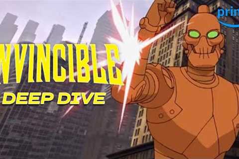 Robot (AKA Rudy Conners From Invincible): From Comic to Screen | Superhero Club | Prime Video