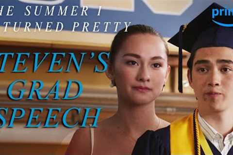 Steven's Graduation Speech | The Summer I Turned Pretty | Prime Video