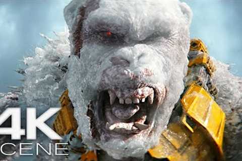 Godzilla, King Kong, & Shimo Vs Skar King (2024) Final Fight Scene | Godzilla X Kong: The New..